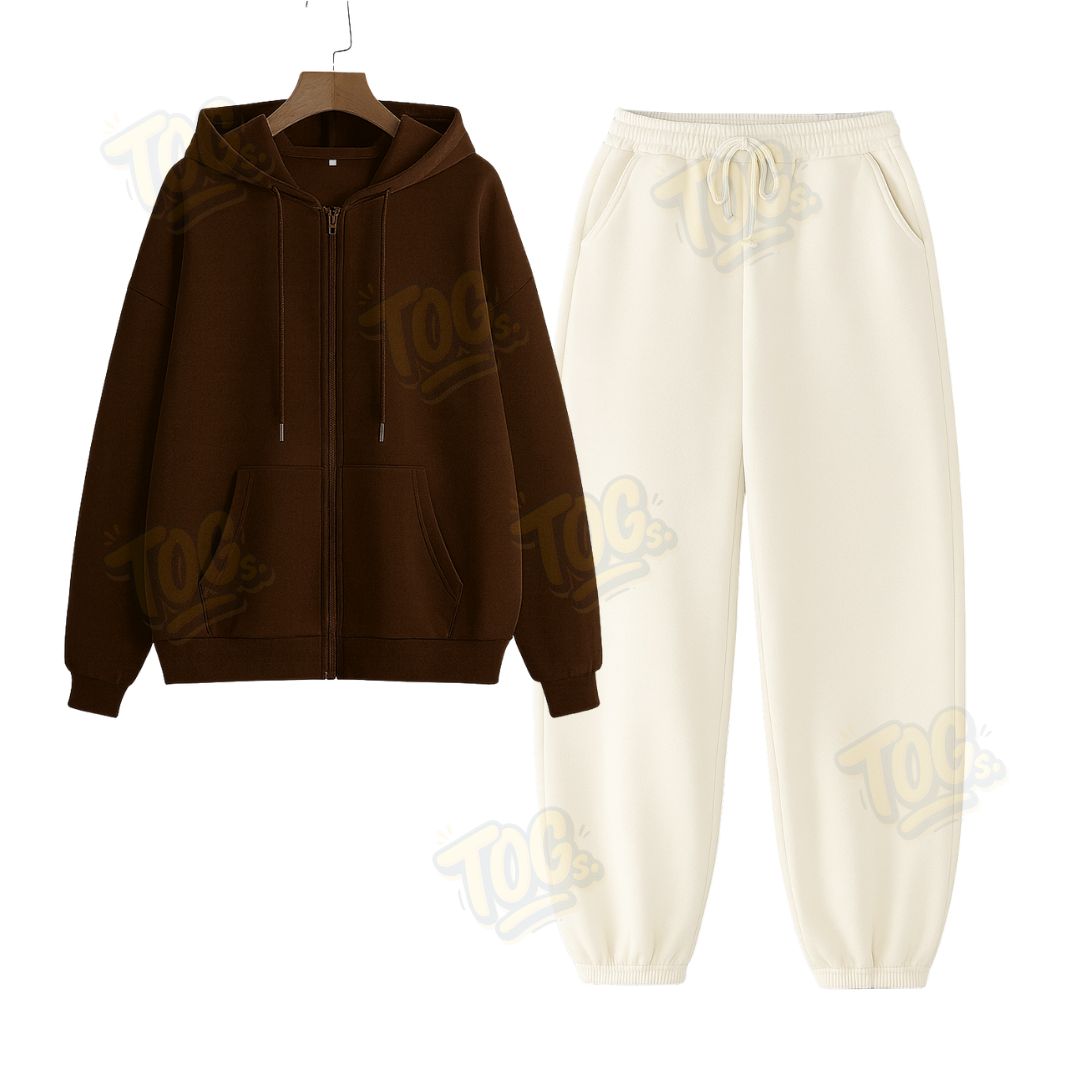 Baggy Sweatpant With Oversized Zipper