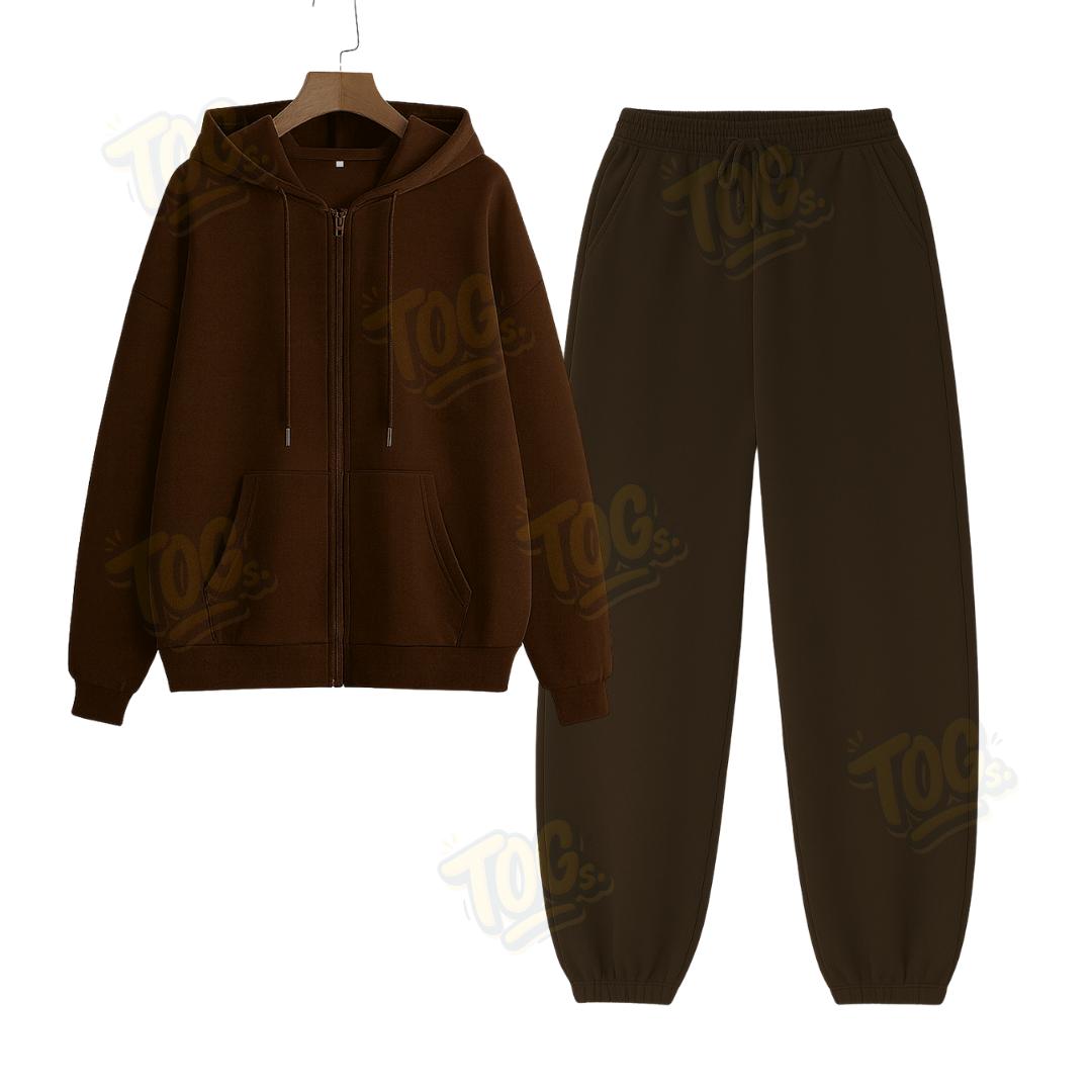 Baggy Sweatpant With Oversized Zipper