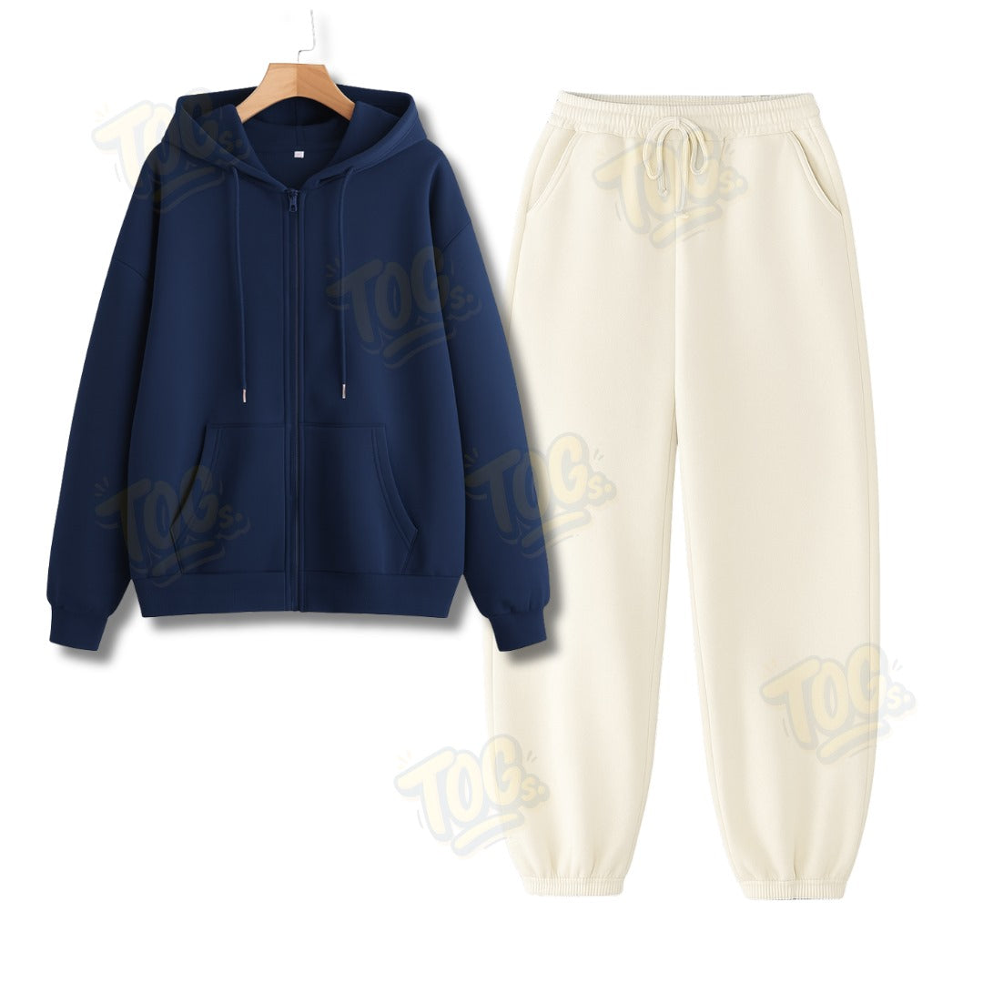 Baggy Sweatpant With Oversized Zipper