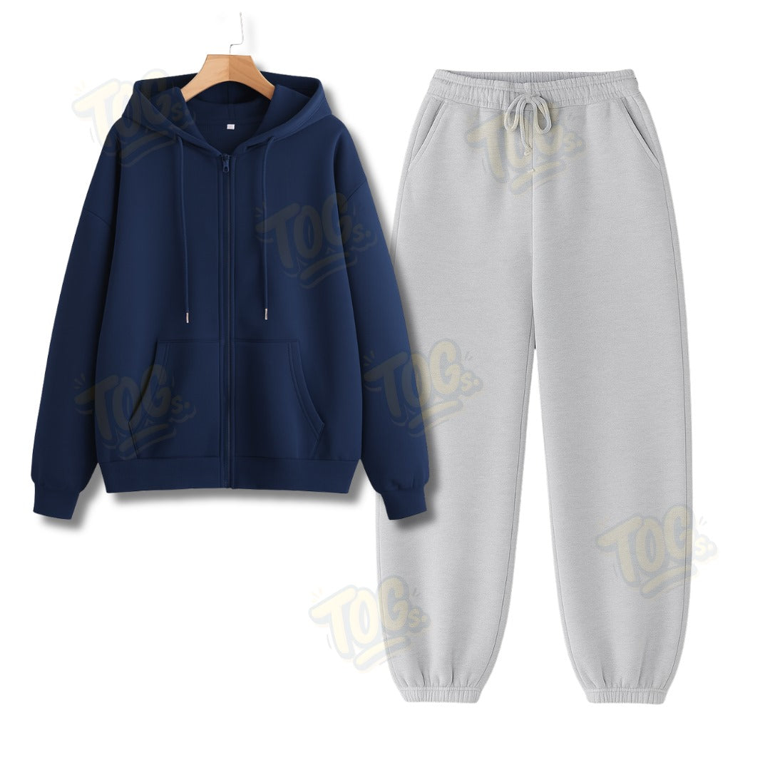 Baggy Sweatpant With Oversized Zipper