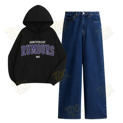 Baggy Jeans With Rumours Hoodie