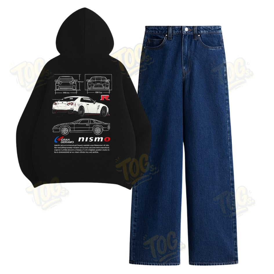 Baggy Jeans With Nisom Hoodie
