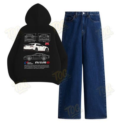 Baggy Jeans With Nisom Hoodie