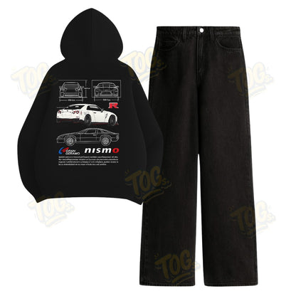 Baggy Jeans With Nisom Hoodie