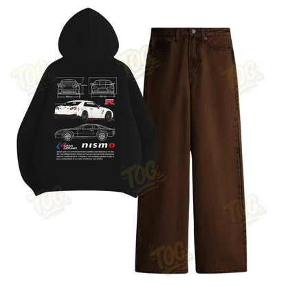 Baggy Jeans With Nisom Hoodie