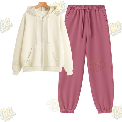 Baggy Sweatpant With Oversized Zipper