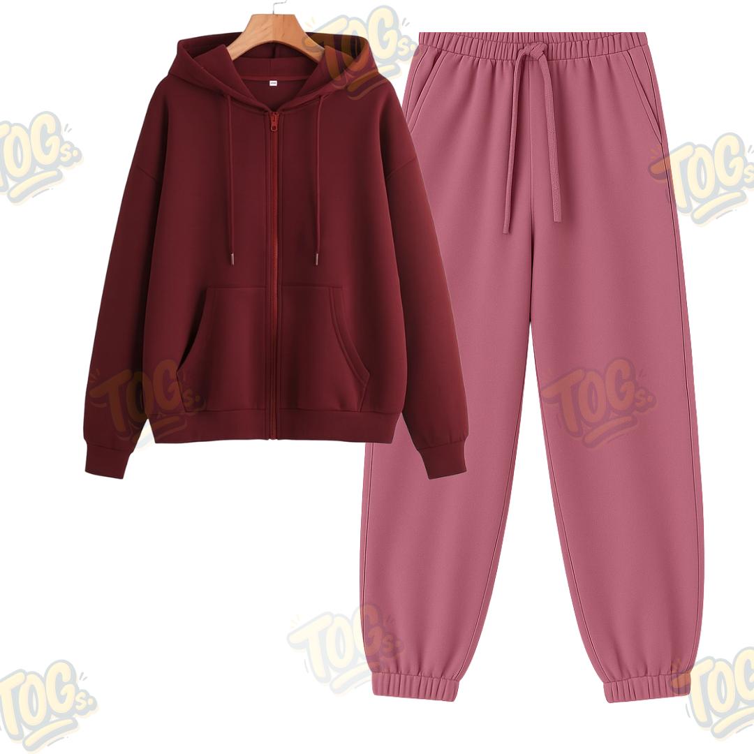 Baggy Sweatpant With Oversized Zipper