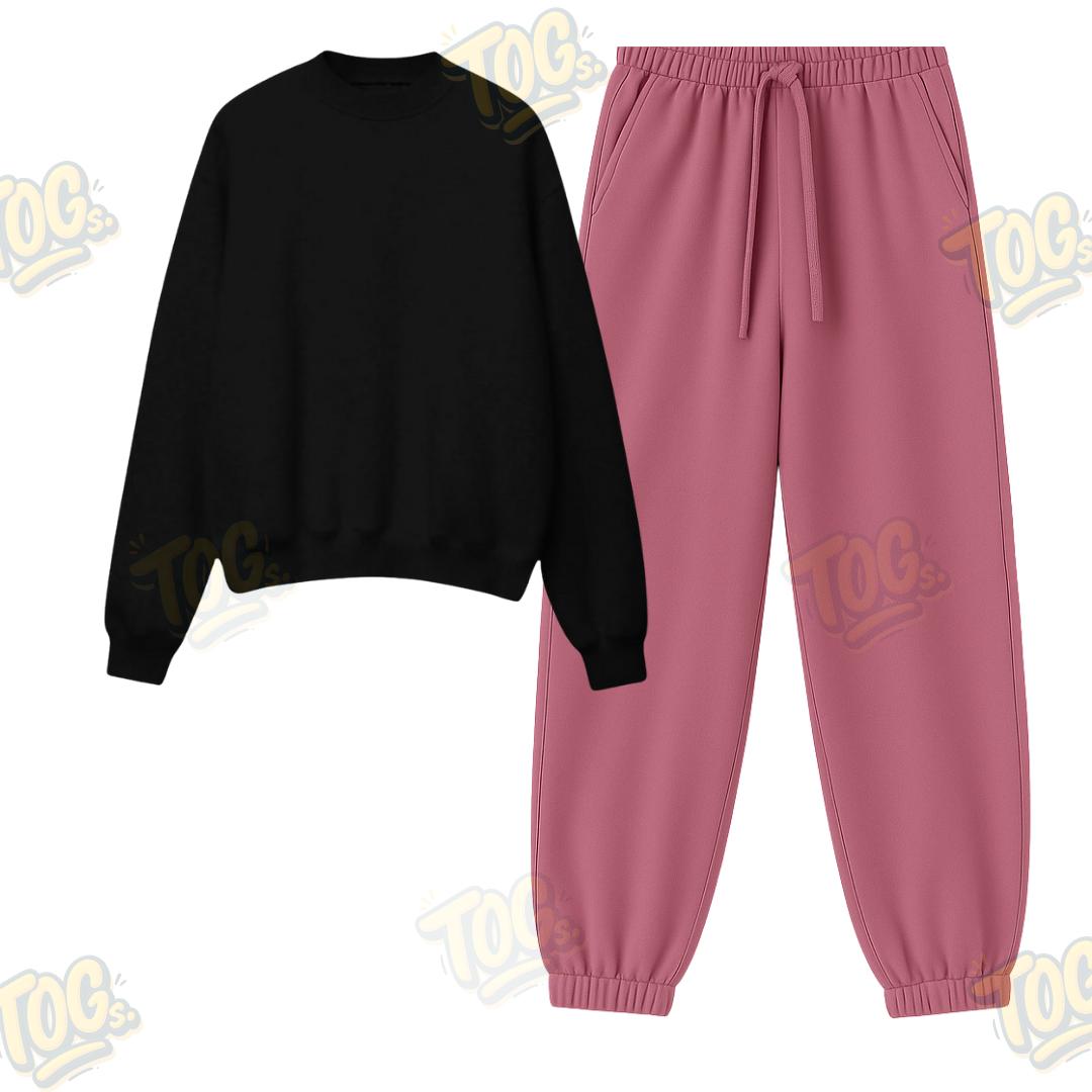 Baggy Sweatpant With Oversized Sweatshirt