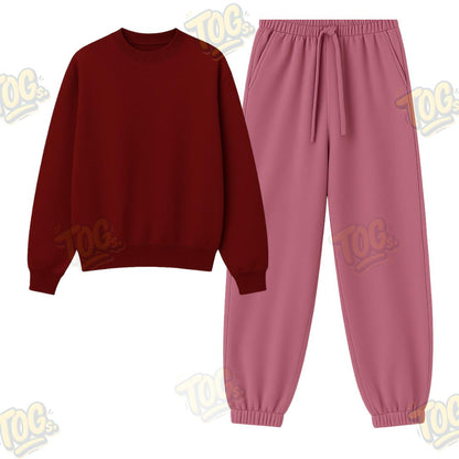 Baggy Sweatpant With Oversized Sweatshirt