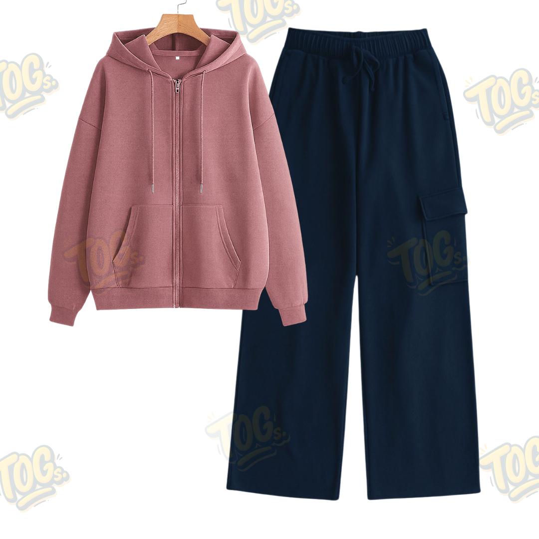 Straight Leg Cargo With Oversized Zipper