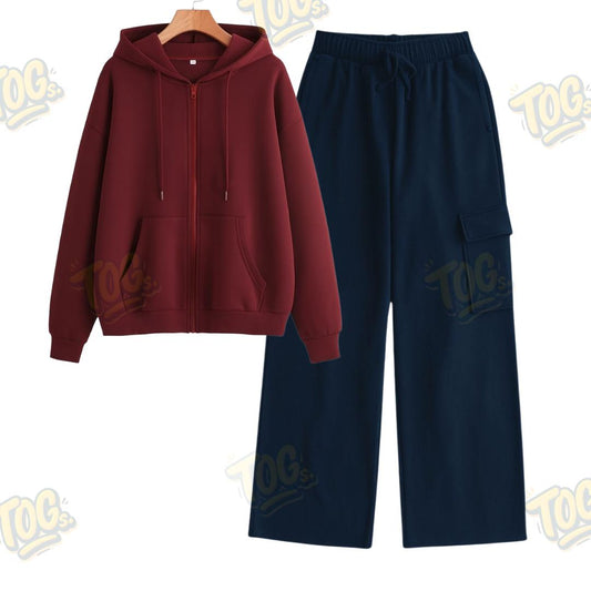 Straight Leg Cargo With Oversized Zipper