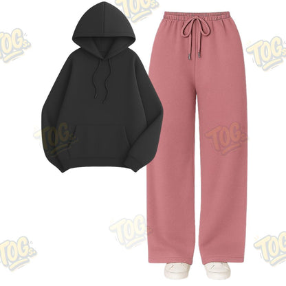 Straight Leg Trouser With Hoodie
