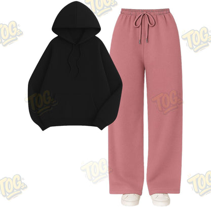 Straight Leg Trouser With Hoodie