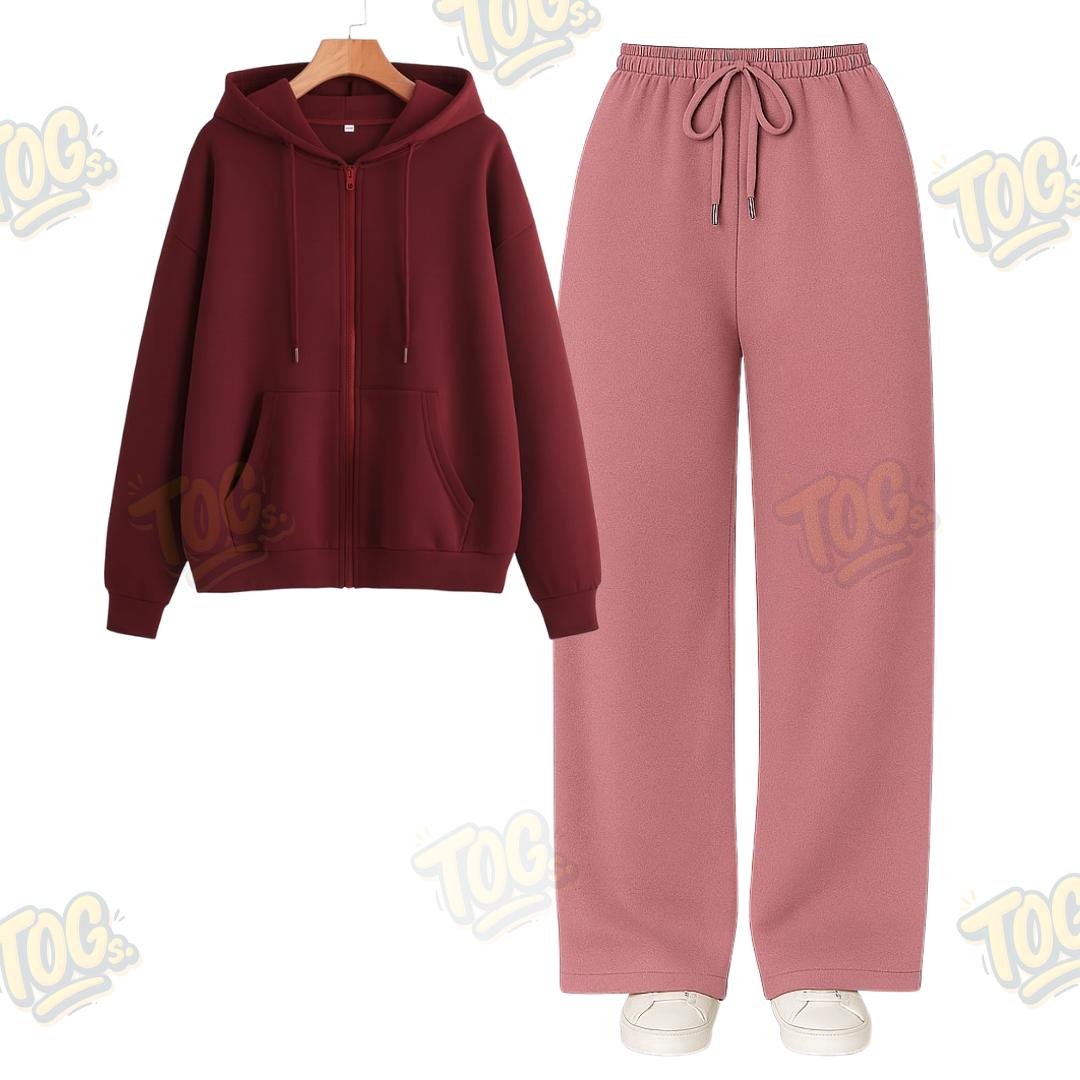 Straight Leg Trouser With Oversized Zipper