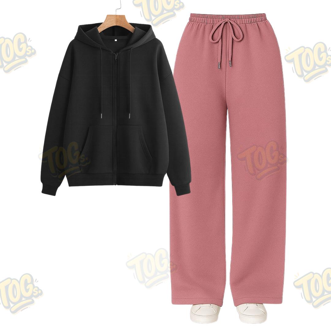 Straight Leg Trouser With Oversized Zipper