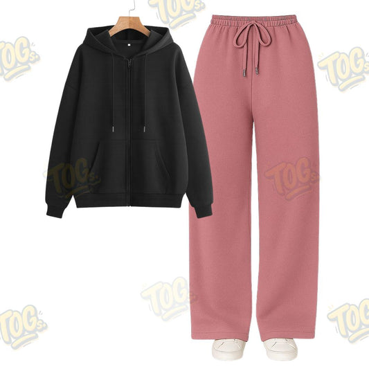 Straight Leg Trouser With Oversized Zipper