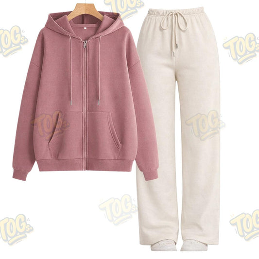 Straight Leg Trouser With Oversized  Zipper