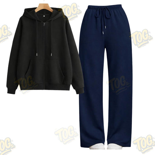 Straight Leg Trouser With Oversized Zipper