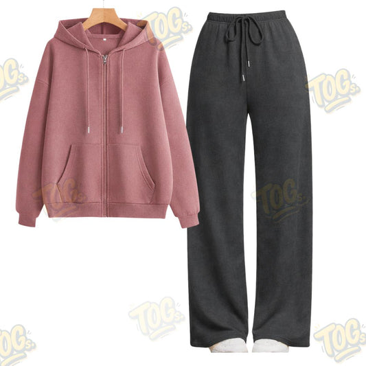 Straight Leg Trouser With Oversized Zipper