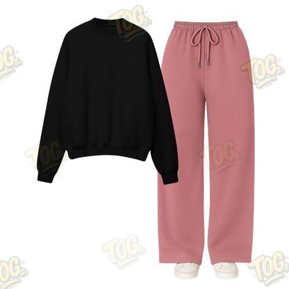Straight Leg Trouser With Sweatshirt