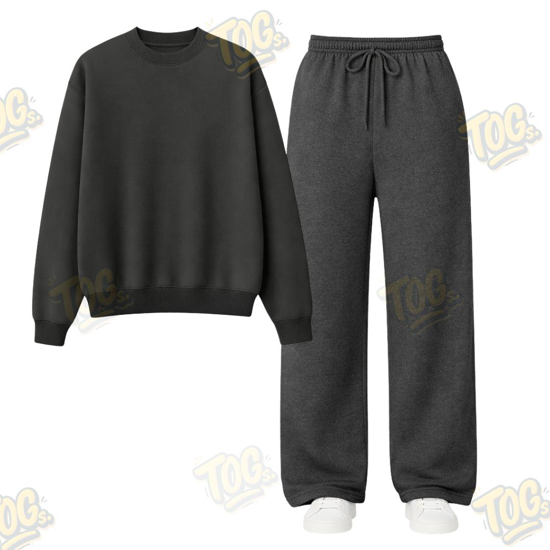 Straight Leg Trouser With Sweatshirt