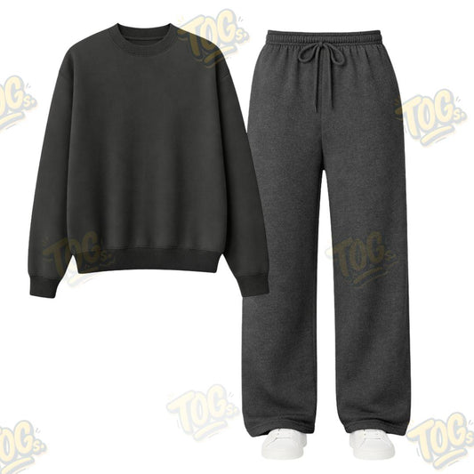 Straight Leg Trouser With Sweatshirt
